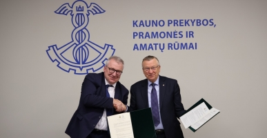 Lietuvos mokslų akademija ir Kauno prekybos, pramonės ir amatų rūmai stiprins mokslo ir verslo partnerystę