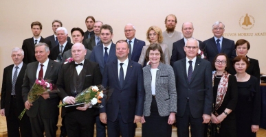 Lithuanian Science Prizes 2018 Awarded at the Lithuanian Academy of Sciences 