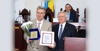 Prof. Jūras Banys, President of the Lithuanian Academy of Sciences, Is an Honorary Member of the Academy of Sciences of Moldova